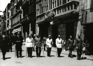 Plaza Mayor. Autorridades. AHPSo 1648. Archivo Carrascosa